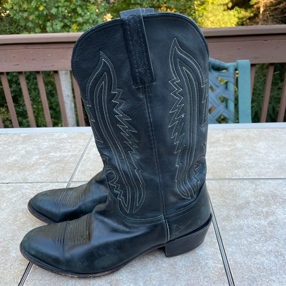 Lucchese Other - LUCCHESE N1550.R4 ,10.5  2E Black Goat